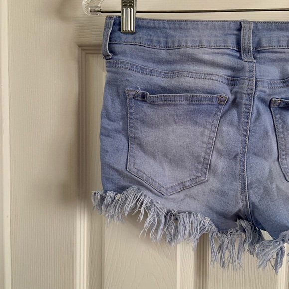 CP Jeans Blue Cut Off Denim Shorts size 5 - Picture 7 of 8